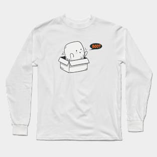 boo halloween ghost Long Sleeve T-Shirt